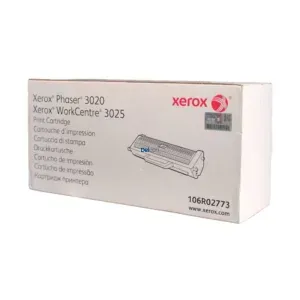 Cartucho De Tóner Xerox 106R02773 Black, Compatible Con Impresoras Xerox Phaser 3020 / WorkCentre 3025, Rendimiento 1,500 Páginas.