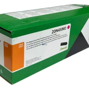 Cartucho De Tóner Lexmark 20N4XM0 Magenta, Para Impresoras Lexmark CS431dw / CX431adw. Rendimiento 6.700 Páginas.