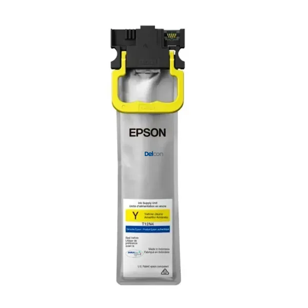 bolsa-de-tinta-epson-t12n400-t12n4-workforce-pro-em-c800-ep-c800-color-amarillo Bolsa De Tinta Epson T12N400 〈T12N4〉 Color Amarillo, Para Impresoras Epson WorkForce Pro EM-C800 / EP-C800, Contenido 39ml, Rendimiento Hasta 5.000 Páginas.