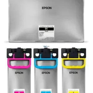 Pack Bolsas De Tintas Epson 13K WorkForce Pro EM-C8100 / EM-C8101 Color Negro Cyan Magenta Amarillo / Juego Completo / Alta Capacidad.