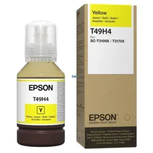 Botella De Tinta Epson T49H400 (T49H4) Color Amarillo, Compatible Con Impresora e Plotter Epson SureColor SC-T3100X / SC-T3170X, Rendimiento 6.000 Páginas.