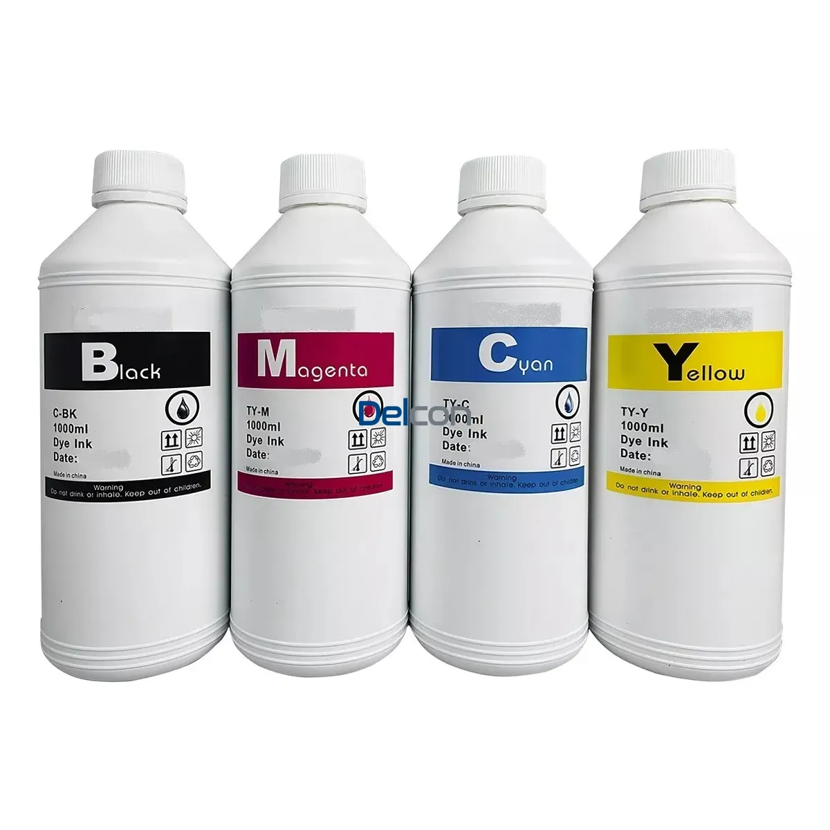 Botellas De Tinta Epson Canon Brother Hp [1 Litro] Color Negro Cyan Magenta Amarillo, Para Epson EcoTank, Hp Ink Tank, Smart Tank, Canon Pixma, Maxify.