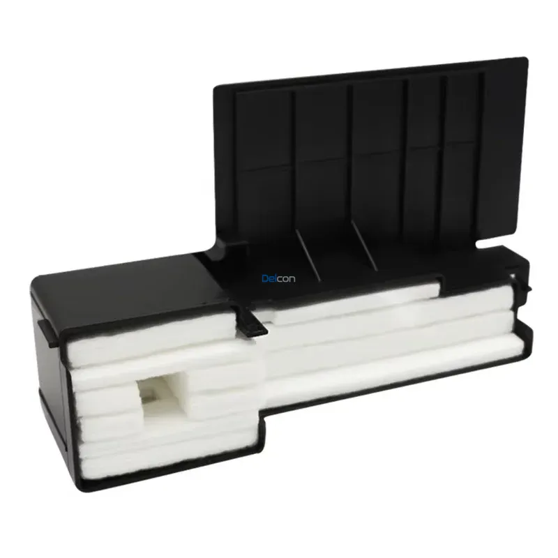Caja De Almohadilla Epson L110 / L210 / L300 / L350 / L355 / L365 / L375 / L380 / L395 / L455 / L475 / L495 (Base + Esponjas) Para Impresoras EcoTank.