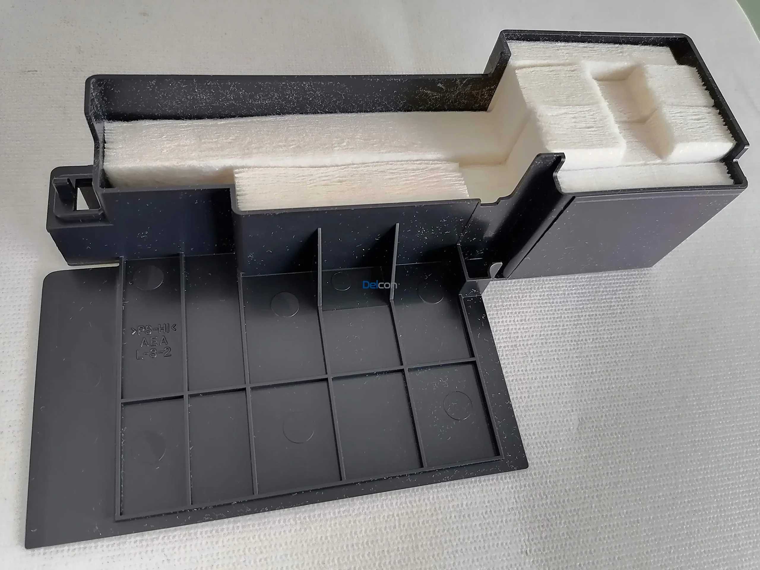 Caja De Almohadilla Epson L110 / L210 / L300 / L350 / L355 / L365 / L375 / L380 / L395 / L455 / L475 / L495 (Base + Esponjas) Para Impresoras EcoTank.