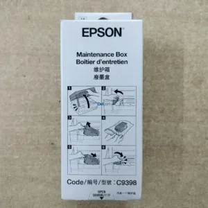 Caja De Mantenimiento Epson C9398 (C12C939891) Maintenance Box., Para Impresoras Epson EcoTank L3310 / L3350 / L3352 / L3360 / L5390.