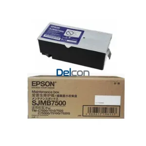 Caja De Mantenimiento Epson SJMB7500 [C33S020596] Maintenance Box, Para Impresoras De Etiquetas Epson ColorWorks TM-C7500 / TM-C7500G.
