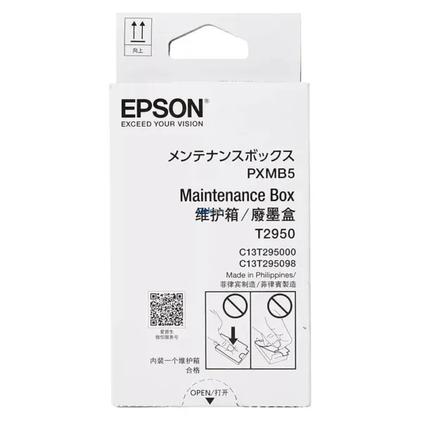 Caja De Mantenimiento Epson T295000/PXMB5 [C13T295000] Compatible Con Impresora Portatil De Tinta Epson WorkForce WF-100 / WF-110.