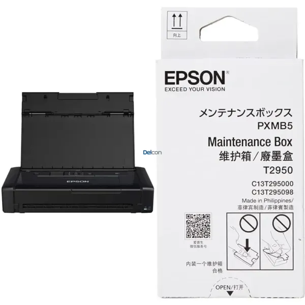 Caja De Mantenimiento Epson T295000/PXMB5 [C13T295000] Compatible Con Impresora Portatil De Tinta Epson WorkForce WF-100 / WF-110.