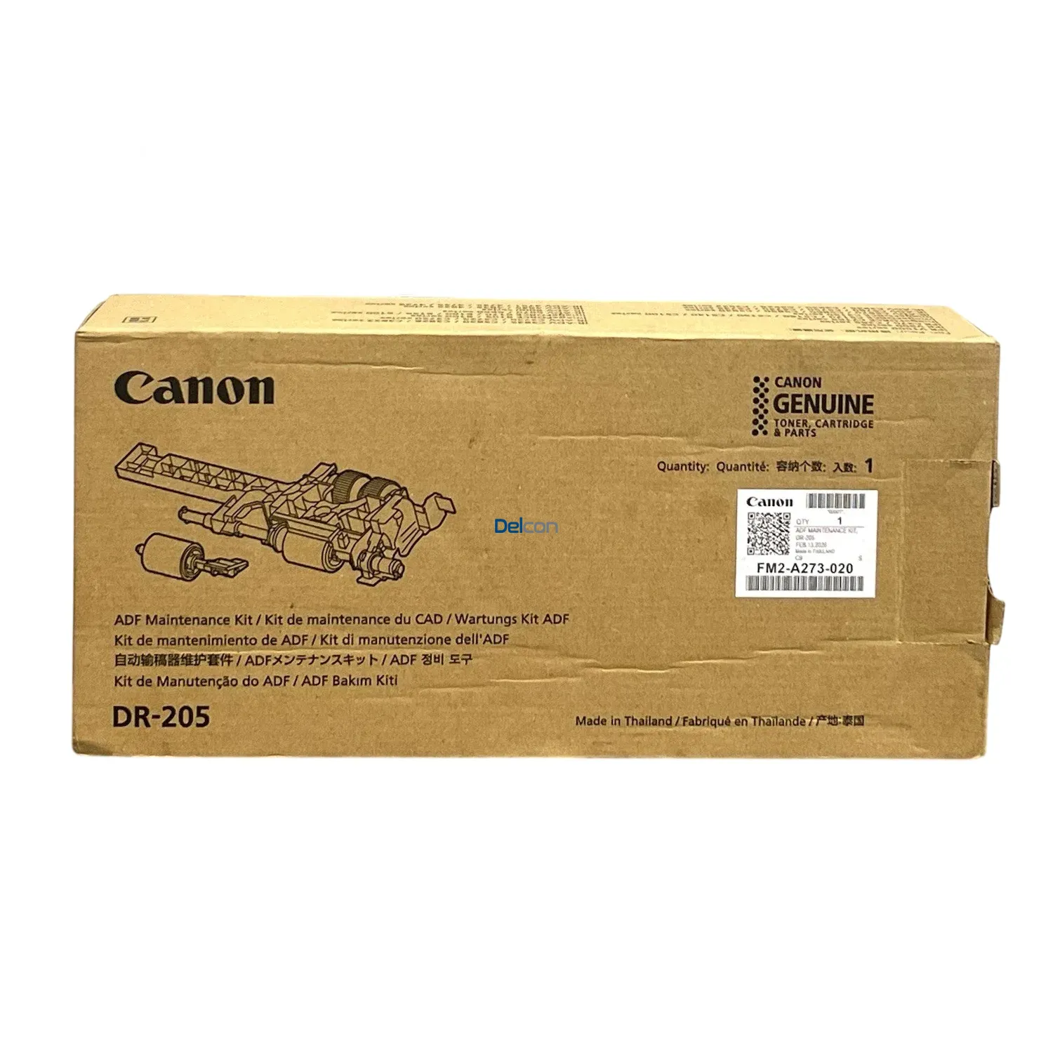 Kit De Mantenimiento ADF Canon DR-205 (FM2-A273-020) imageRUNNER ADVANCE DX 4725i / 4745i / 4751i / 4845i / 4945i / 6855i / 6860i / 6870i / 6980i / 8905i / C3725i / C3730i / C3926i / C3930i / C3935i / C5735i / C5740i / C5750i / C5760i / C5840i / C5850i / C5860i ADF Roller Maintenance Kit
