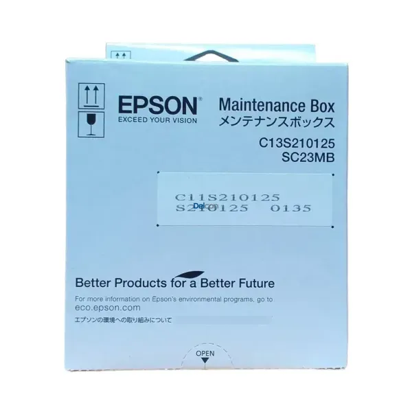 Caja De Mantenimiento Epson SC23MB [C13S210125] Original, Para Impresoras Epson SureColor SC-F100 / SC-F130 / SC-F160 / SC-F170.