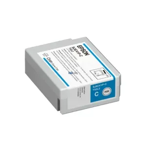 Cartucho De Tinta Epson C13T52L220 〈SJIC41P-C〉 Color Cyan, Para Impresoras De Etiquetas ColorWorks CW-C4000 / CW-C4000u, Contenido 50 ml.