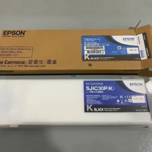 Cartucho De Tinta Epson C33S020635 [SJIC30P-K] Color Negro, Para Impresoras De Etiquetas Epson ColorWorks TM-C7500 / TM-C7500G.
