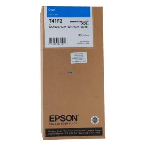 Cartucho De Tinta Epson T41P220 [T41P2] Cyan, Para Impresoras Epson SureColor SC-T3470 / SC-T3475 / SC-T5470 / SC-T5475 / SC-T5470M, Rendimiento 14.000 Páginas.