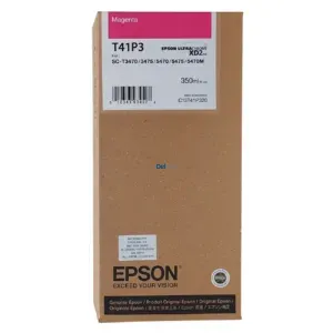 Tinta Epson T41P320 [T41P3] Magenta, Para Impresoras Epson SureColor SC-T3470 / SC-T3475 / SC-T5470 / SC-T5475 / SC-T5470M, Rendimiento 14.000 Páginas.