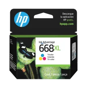 Tinta Hp 7FP38VL (668XL) Tricolor, Para Impresoras Hp DeskJet Ink Advantage 2900 / 2975 / 4300 / 4375 / 6500 / 6575 / 6578, Rendimiento 200 Páginas.