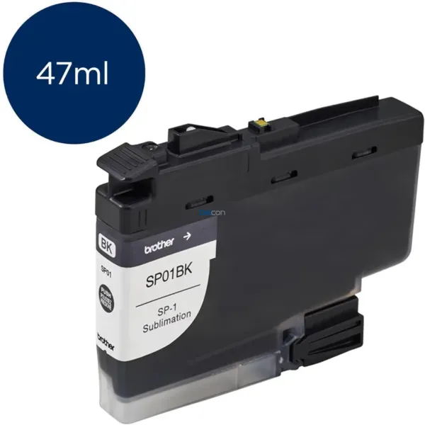 Cartucho De Tinta Brother SP01BK (SP01BKS) Color Negro, Para Impresoras De Sublimacion Brother SP-1, Contenido 47.0 ml.