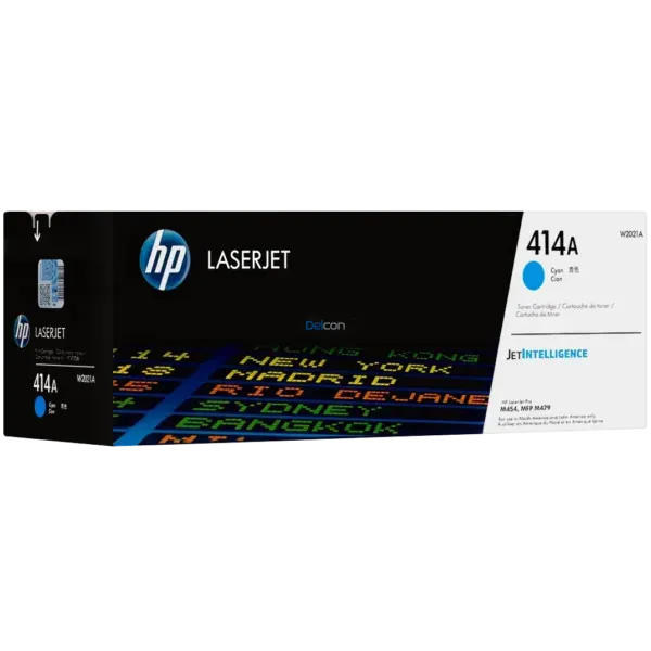 cartucho-de-toner-hp-w2021a-414a-laserjet-pro-m454dw-m455dn-mfp-m479fdw-m480f-cyan Cartucho De Tóner Hp W2021A 414A Cyan, Para Impresoras Hp LaserJet Pro M454dw / M455dn / MFP M479fdw / M480f, Rendimiento 2,100 Páginas.