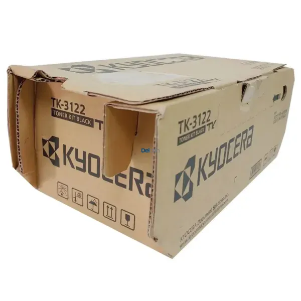 Cartucho De Tóner Kyocera TK-3122 Black, Para Impresoras Kyocera Ecosys M3550idn / FS-4200dn, Rendimiento 21.000 Páginas.