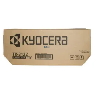 Cartucho De Tóner Kyocera TK-3122 Black, Para Impresoras Kyocera Ecosys M3550idn / FS-4200dn, Rendimiento 21.000 Páginas.