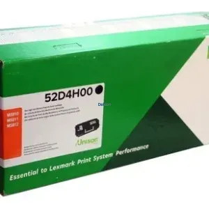 Cartucho De Tóner Lexmark 52D4H00 Black, Para Impresoras Lexmark MX710 / MX711 / MX810 / MX711 / MX812. Rendimiento 25.000 Páginas.