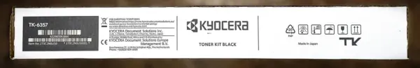 Cartucho De Tóner Kyocera TK-6357 Black, Para Impresoras Kyocera TASKalfa MZ4001i / MZ5001i / MZ6001i / MZ7001i, Rendimiento 40.000 Páginas.