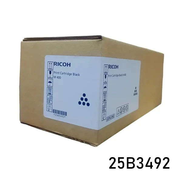 Cartucho De Toner Ricoh M 400 / M 400FW (25B3492) Black, Para Impresoras Multifunción Láser Ricoh M 400 / M 400FW, Rendimiento 20.000 Páginas.