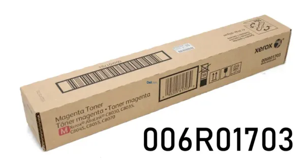 Cartucho De Tóner Xerox 006R01703 Color Magenta, Para Impresoras Xerox AltaLink C8030 / C8035 / C8045 / C8055 / C8070, Rendimiento 15.000 Páginas.