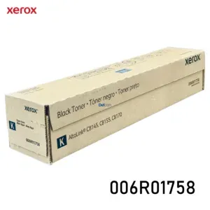 Cartucho De Tóner Xerox 006R01758 Color Negro, Para Impresoras Xerox AltaLink C8145 / C8155 / C8170, Rendimiento 59.000 Páginas.