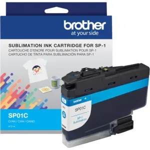 Cartucho De Tinta Brother SP01C (SP01CS) Color Cyan, Para Impresoras De Sublimacion Brother SP-1, Contenido 47.0 ml, Envíos a Todo el Perú.