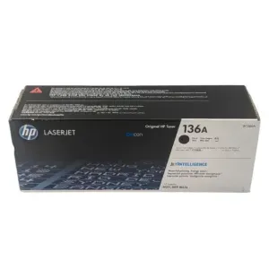 Cartucho De Tóner Hp 136A W1360A Black, Para Impresoras Hp LaserJet M209dwe / M209dw / MFP M234dwe / M234dw / M236sdw, Rendimiento 1.150 Páginas.