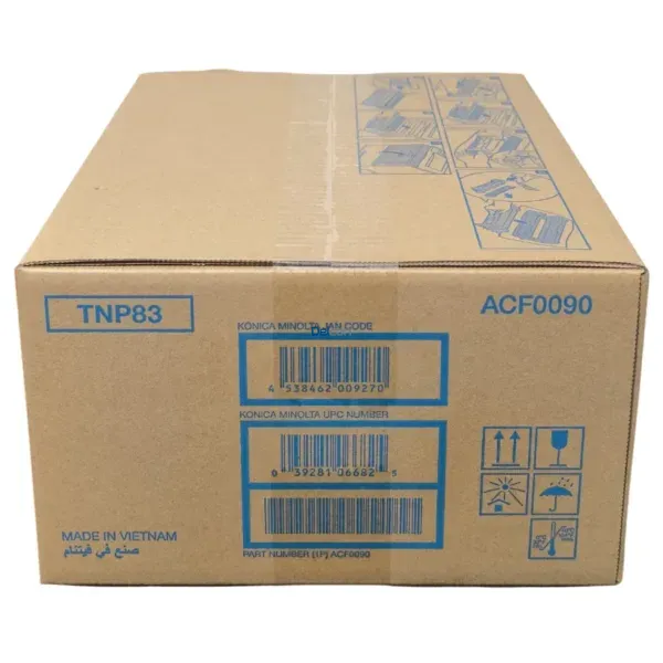Cartucho De Tóner Konica Minolta TNP83 (ACF0090) Black, Para Impresoras Konica Minolta Bizhub 4000i / 4020i, Rendimiento 12.000 Páginas.