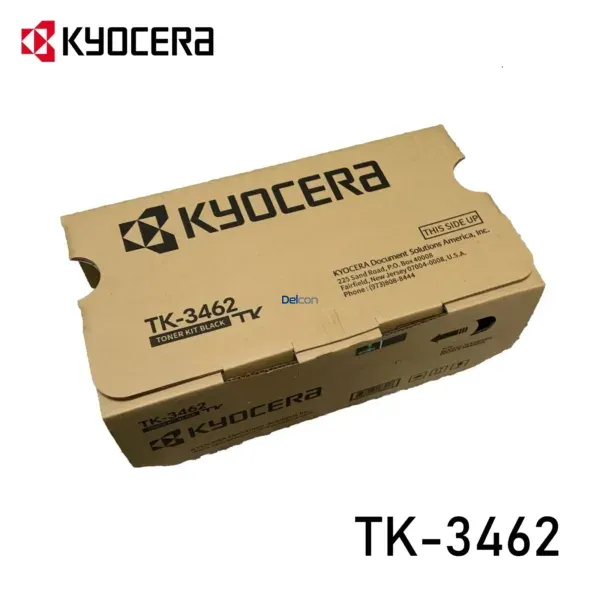 Cartucho De Tóner Kyocera TK-3462 Black, Para Impresoras Kyocera Ecosys MA5500ifx / PA5500x, Rendimiento 25.000 Páginas.