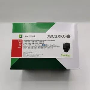Cartucho De Tóner Lexmark 78C4XK0 Black, Para Impresoras Lexmark CX622ade / CX625ade / CX625adhe / CS521dn / CS622de. Rendimiento 8.500 Páginas.