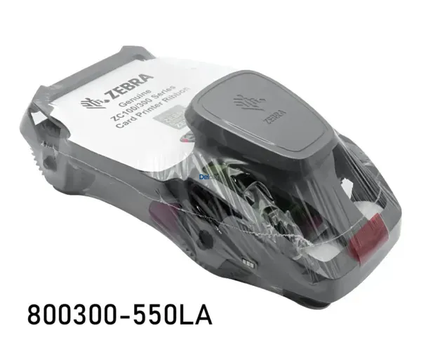 Cinta Ribbon Zebra 800300-550LA RBN, YMCKO, 300IMG, LA | Para Impresora De Fotochecks Zebra ZC100 / ZC300 Hasta 300 Imágenes.