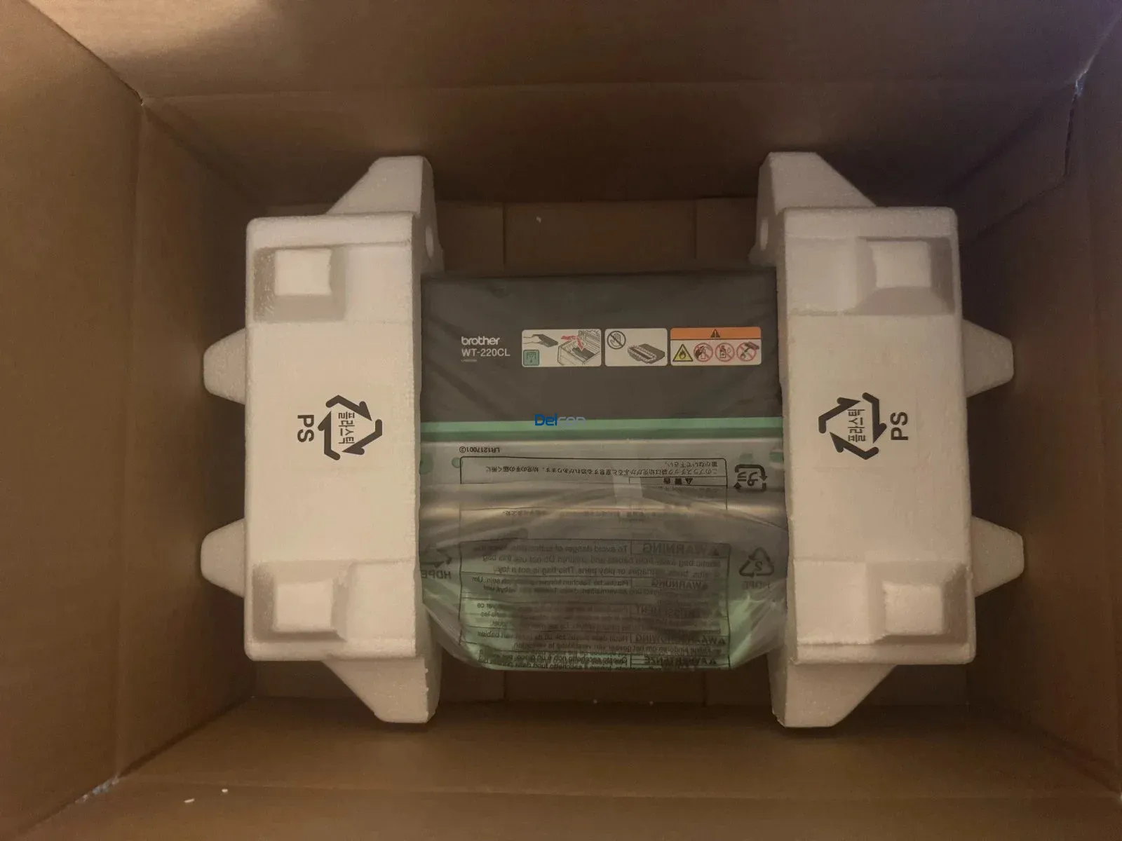 Contenedor De Residuos Tóner Brother WT-220CL HL-3140CW / HL-3170CDW / HL-3180CDW / MFC-9130CW / MFC-9330CDW / MFC-9340CDW Waste Tóner Container.