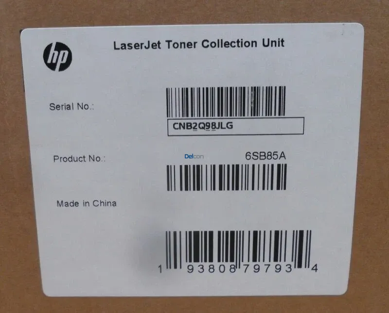 Waste Tóner Container Hp 6SB85A Contenedor De Residuos Tóner, Para Impresoras Hp Color LaserJet Managed MFP E87740 / E87750 / E87760 / E87770 Series.