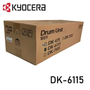 Unidad De Imagen Kyocera DK-6115 Drum Unit, Para Impresoras Kyocera Ecosys M4125idn / M4132idn / TASKalfa 2510i, Rendimiento 300.000 Páginas.