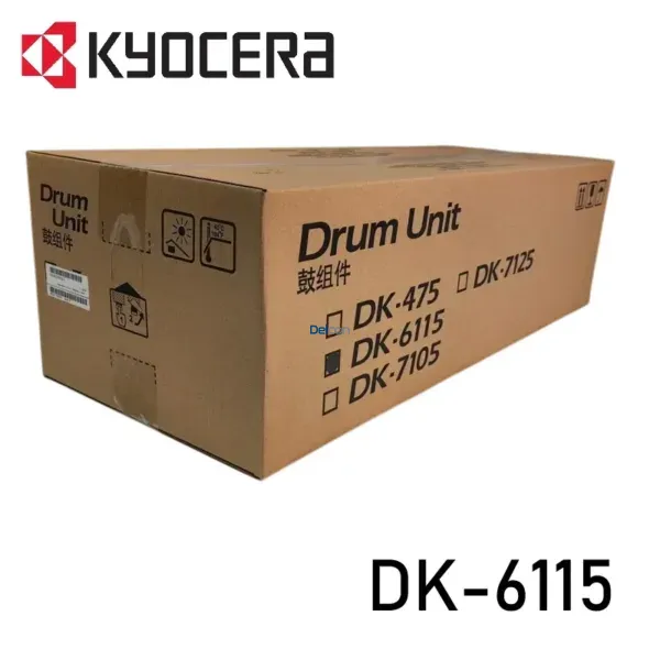 Unidad De Imagen Kyocera DK-6115 Drum Unit, Para Impresoras Kyocera Ecosys M4125idn / M4132idn / TASKalfa 2510i, Rendimiento 300.000 Páginas.