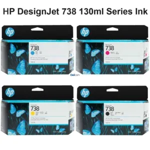 Cartucho De Tintas Hp 738 | 498N4A | 498N5A | 498N6A | 498N7A | Color Negro Cyan Magenta Amarillo, Para Plotter Hp DesignJet T850 / T950 MFP Series,