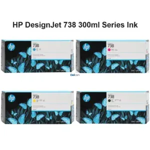 Cartucho De Tintas Hp 738 498N8A | 676M6A | 676M7A | 676M8A | Color Negro Cyan Magenta Amarillo, Para Plotter Hp DesignJet T850 / T950 MFP Series,