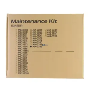 Kit De Mantenimiento Kyocera MK-3382, Para Impresoras Kyocera Ecosys MA6000ifx / PA6000x / MA5500ifx / PA5000x / PA5500x, Rendimiento 500.000 Páginas.