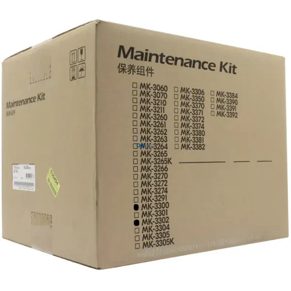 Kit De Mantenimiento Kyocera MK-3302 Black, Compatible Con Impresoras Kyocera Ecosys M3655idn / M3660idn / P3155dn, Rendimiento 500.000 Páginas