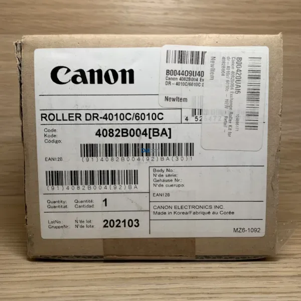 Kit Rodillos De Arrastre De Papel Escáner Canon DR-4010C / DR-6010C Roller Kit, MG1-4369/MG1-4534/4082B004[BA] Conjunto Rodillos De Recogida y Separación.