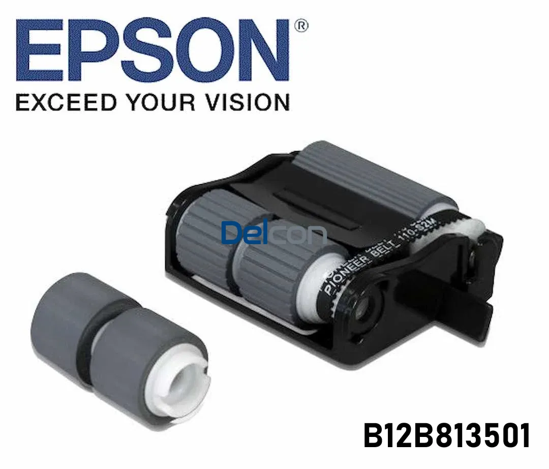 Kit De Rodillos Epson B12B813501, Para Escáner Epson Workforce DS-50000 / DS-60000 / DS-70000, ADF Conjunto Rodillos De Alimentación De Separación.