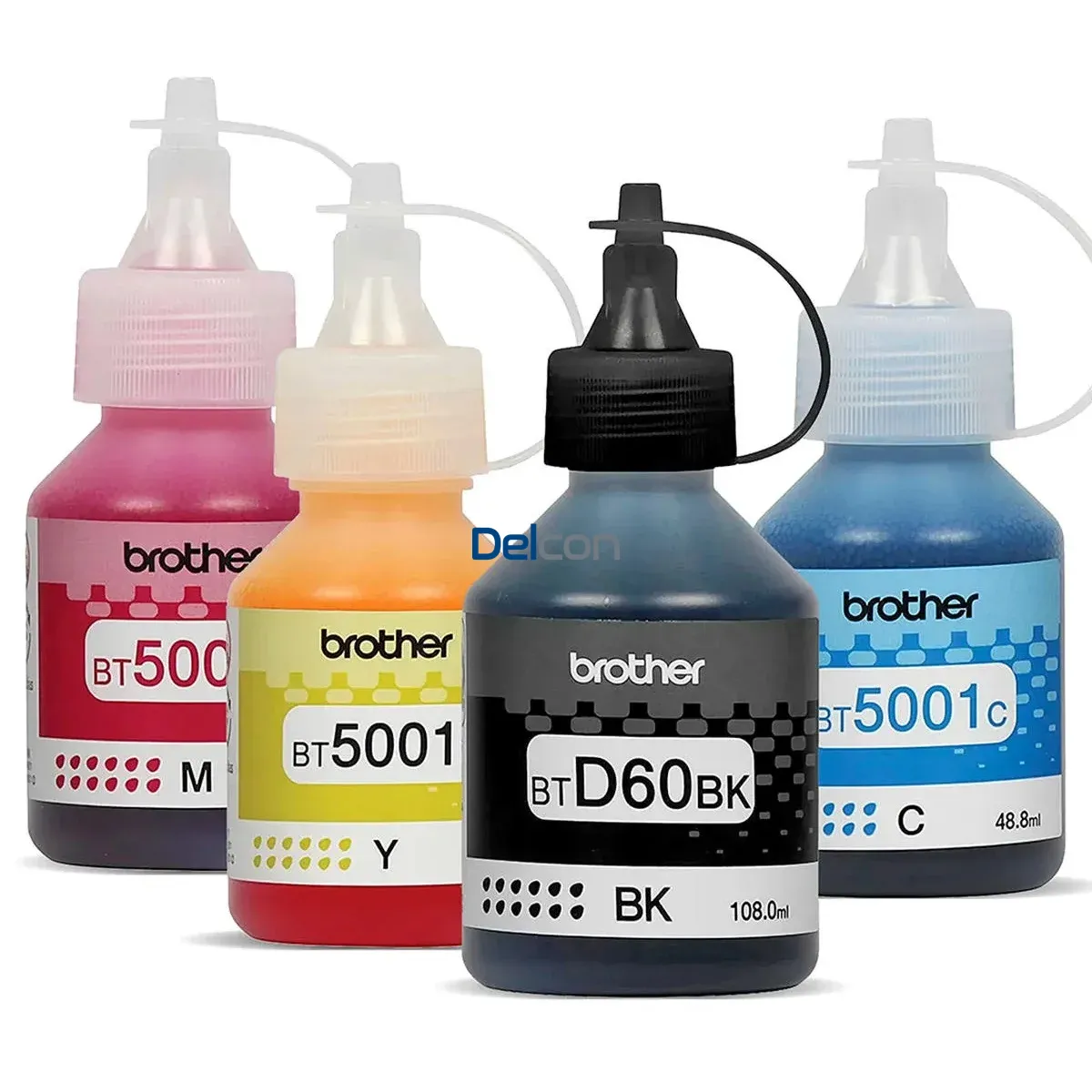 Tinta Brother BTD60BK | BT5001C | BT5001M | BT5001Y Color Negro Cyan Magenta Amarillo. Para Impresora Brother HL-T4000DW / T420W-V / T426W / T4500DW.