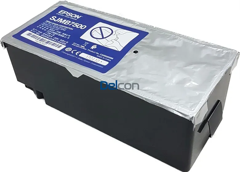 Caja De Mantenimiento Epson SJMB7500 [C33S020596] Maintenance Box, Para Impresoras De Etiquetas Epson ColorWorks TM-C7500 / TM-C7500G.