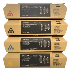 Cartuchos De Tóner Ricoh IM C320F / M C320FW / P C375 Color Negro Cyan Magenta Amarillo / Part Number: 842718 / 842719 / 842720 / 842725 / Juego Completo.
