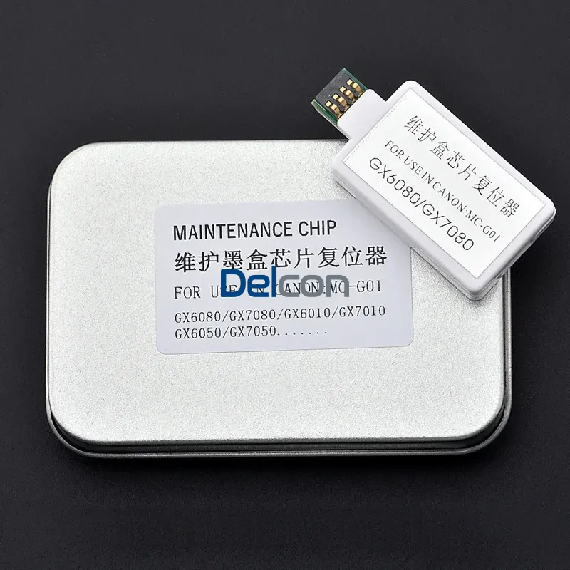 Reset Caja De Mantenimiento Canon MC-G01 [4628C001AA] Para Impresoras Canon MAXIFY GX6010 / GX7010 / Reseteador De Chips Canon.