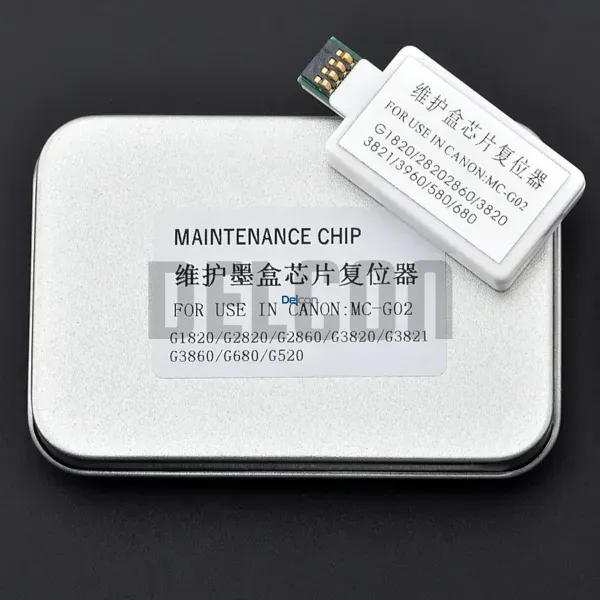 Reset Caja De Mantenimiento Canon MC-G02 [4589C001AA] Para Impresoras Canon Pixma G2160 / G3160, Reseteador Para Chips Canon Pixma.