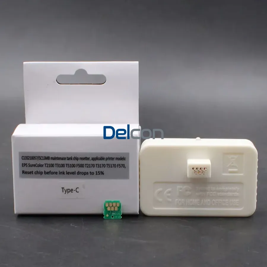 Reset Caja De Mantenimiento Epson SC13MB | S2100, Para Impresoras Epson SureColor SC-T3100X / SC-T3170X / SC-F570 / SC-F571. Reseteador De Chips.